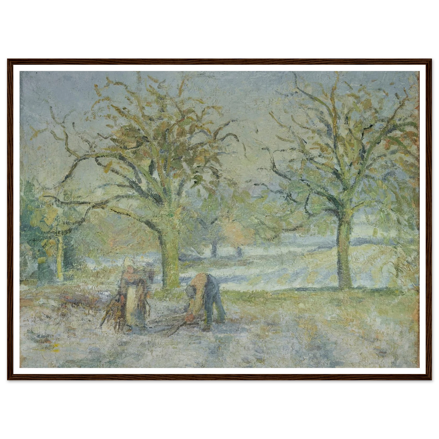 Paysage d’Hiver (1876) Art Print | Camille Pissarro-Quipham Collections