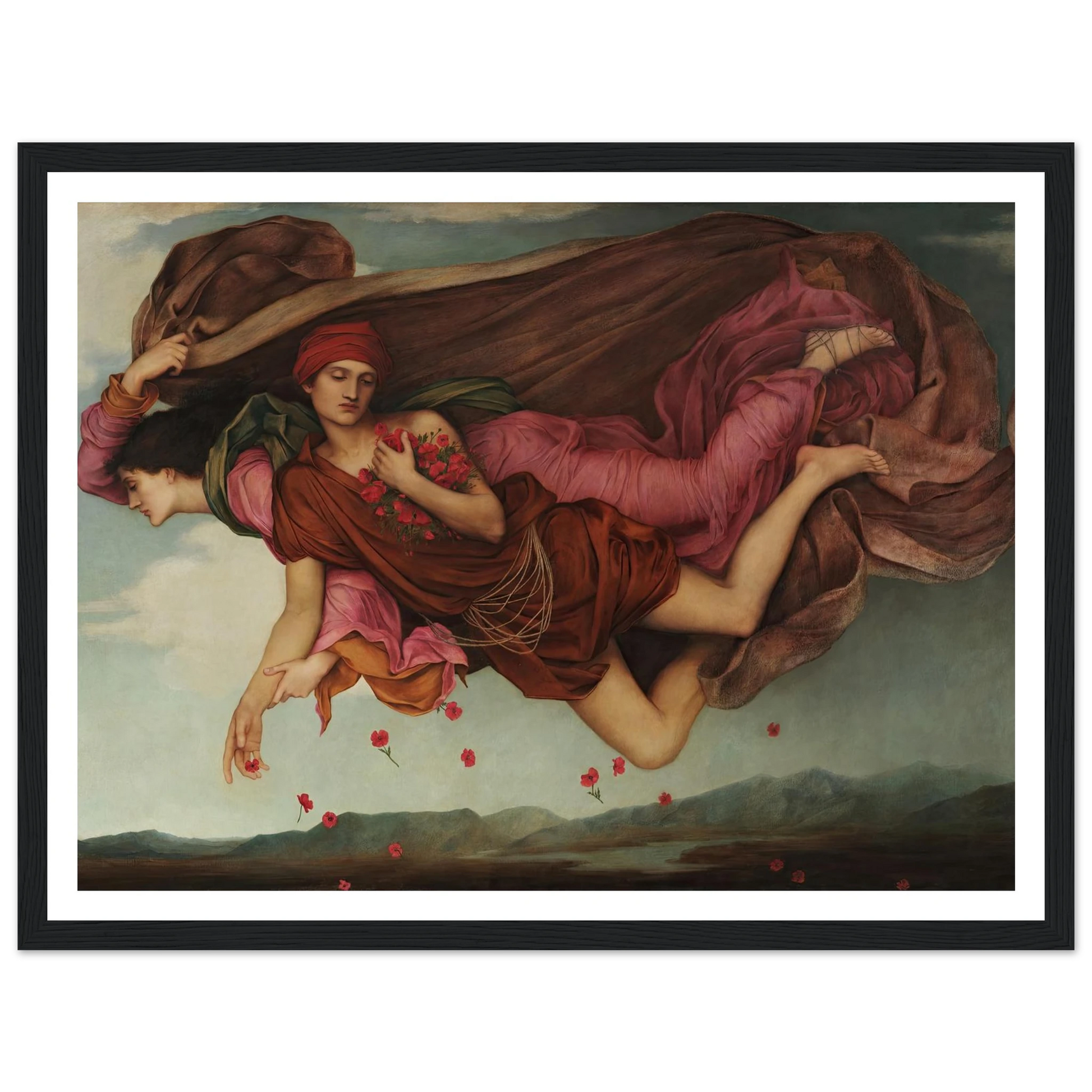 Night and Sleep (1878) Art Print | Evelyn de Morgan-Quipham Collections