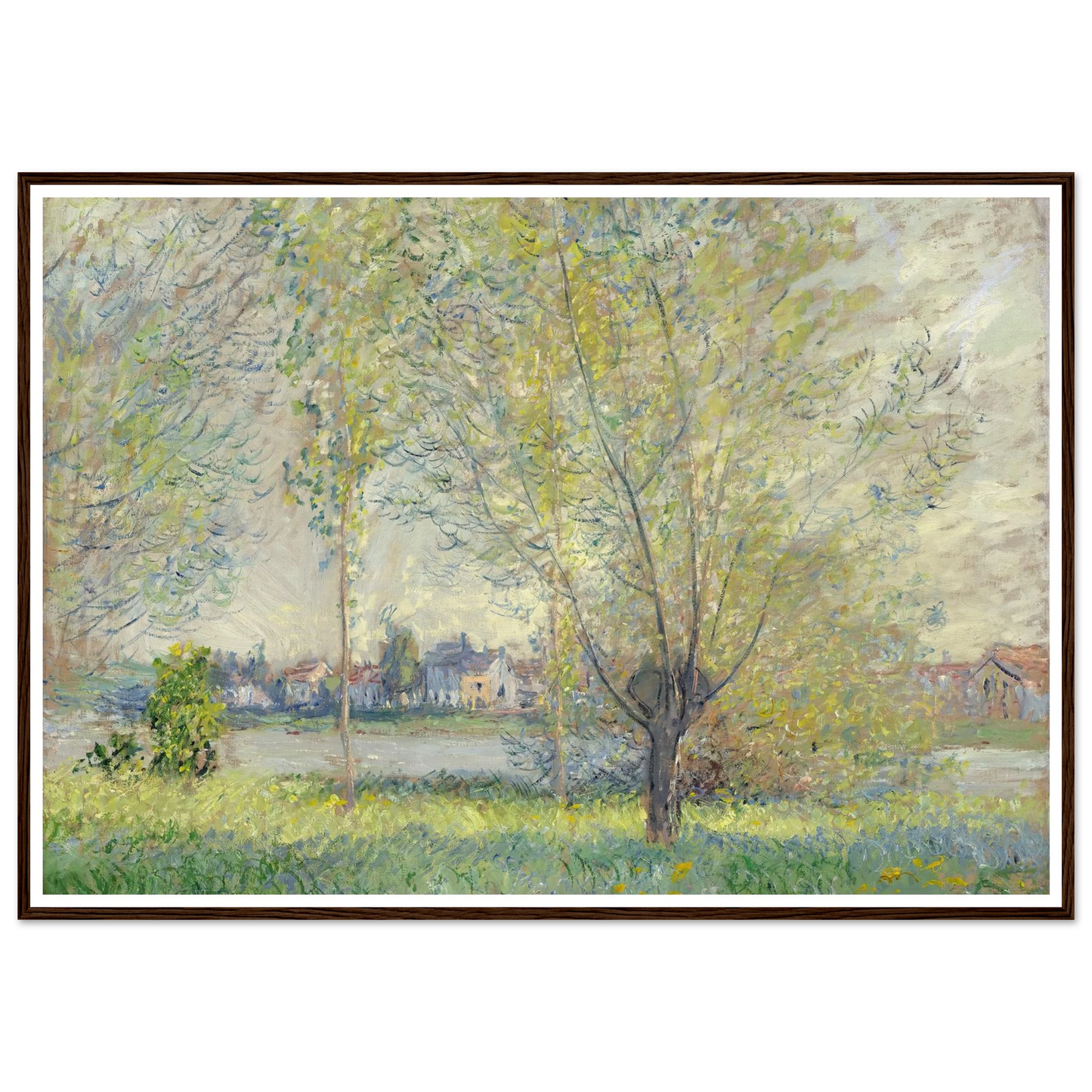 The Willows (1880) Art Print | Claude Monet-Quipham Collections