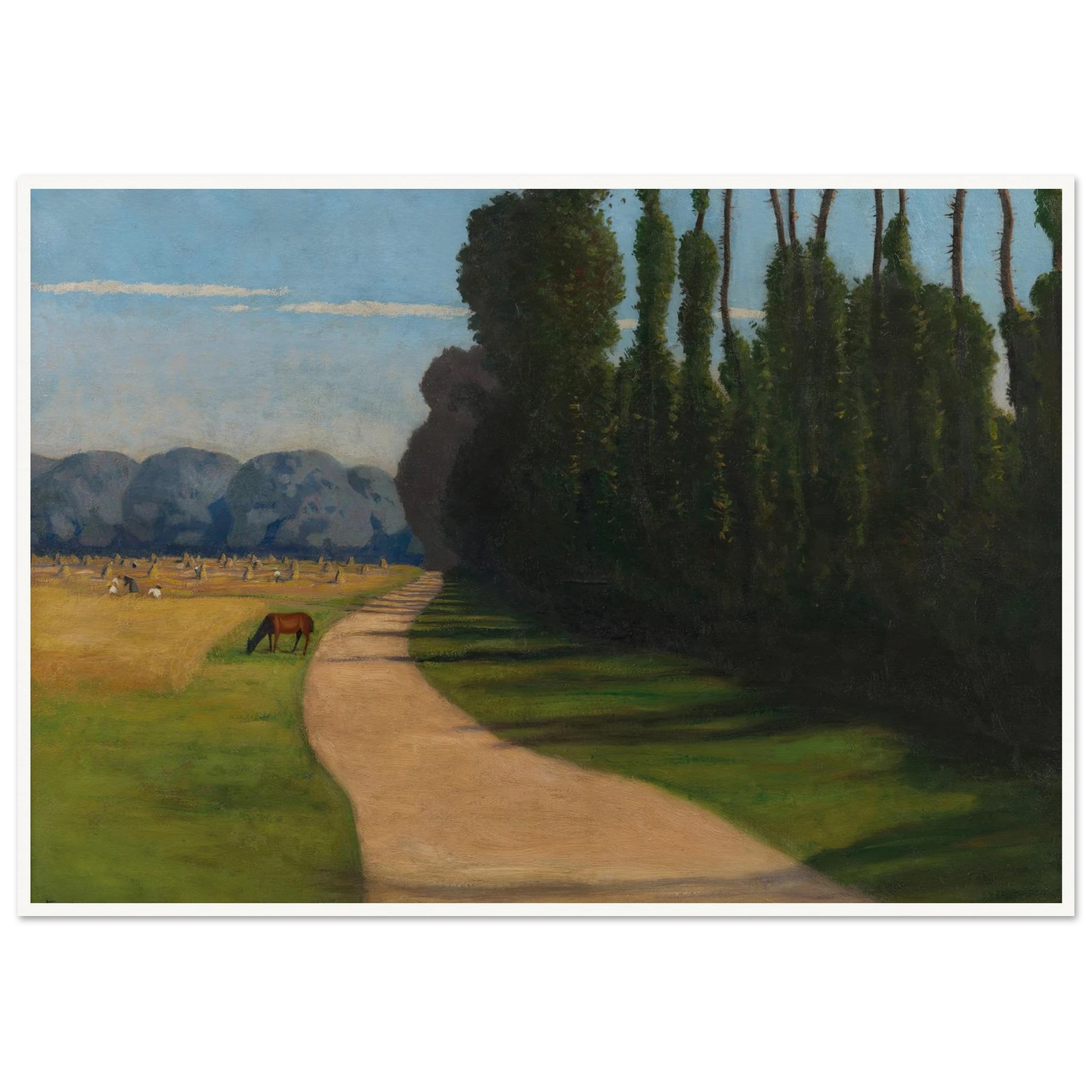 Chemin de la Croix-Rouge (1918) Art Print | Felix Vallotton-Quipham Collections