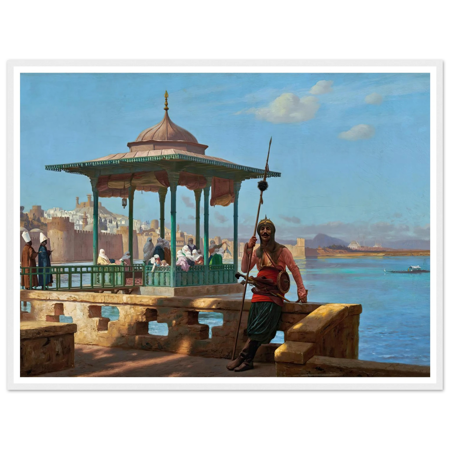 The Harem In The Kiosk Art Print | Jean Leon Gerome-Quipham Collections
