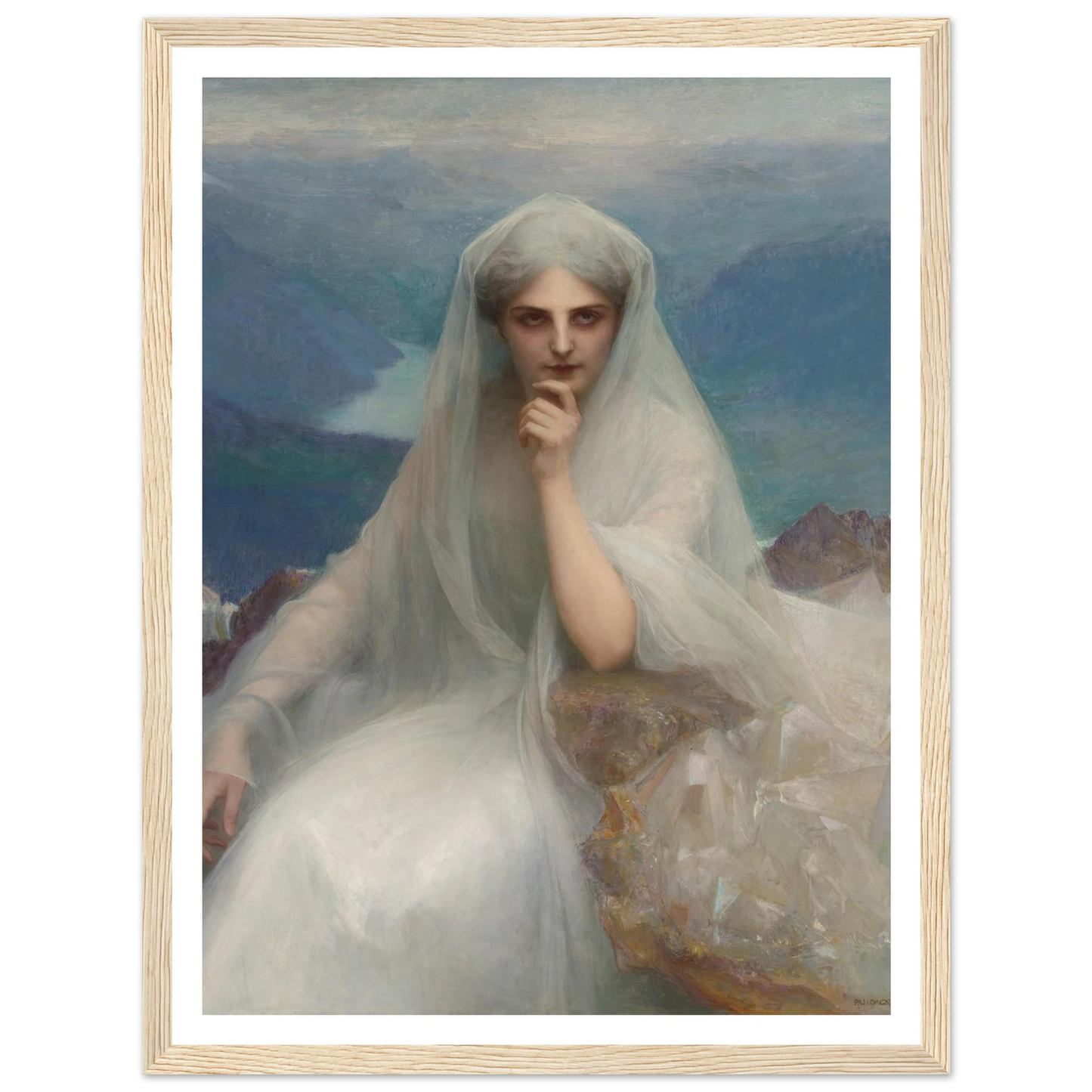 Sur Les Cimes (On The Summit) (1903) Art Print | Pascal Adolphe Jean Dagnan Bouveret-Quipham Collections