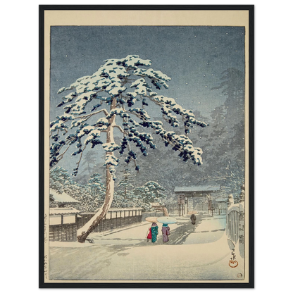 Ikegami Honmonji (Honmon Temple, Ikegami) (1931) Art Print | Kawase Hasui-Quipham Collections