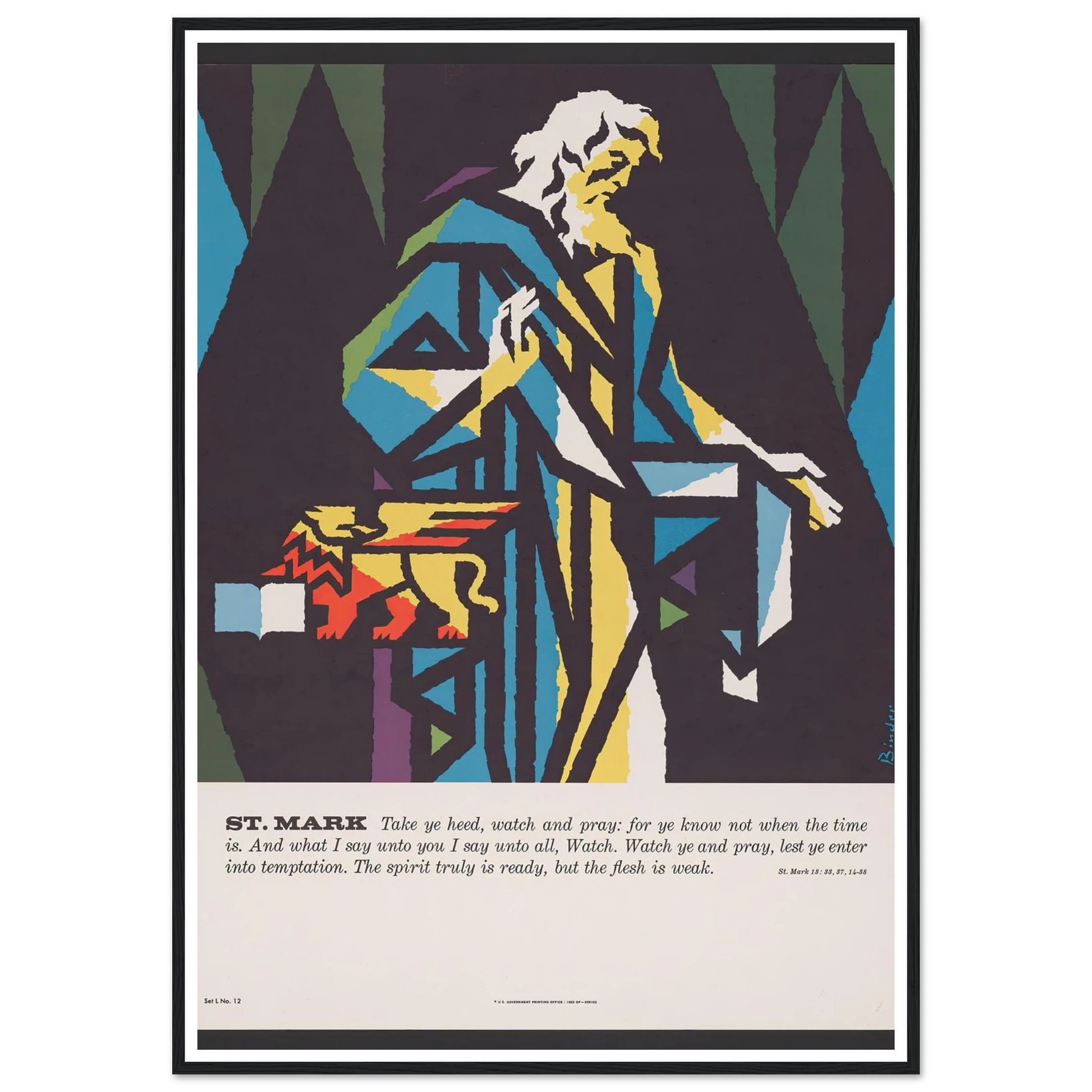 St. Mark (1962) Art Print | Joseph Binder-Quipham Collections