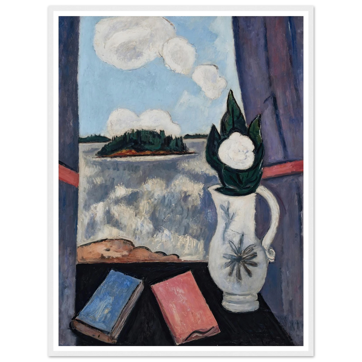 Summer Sea Window (circa 1939-40) Art Print | Marsden Hartley-Quipham Collections