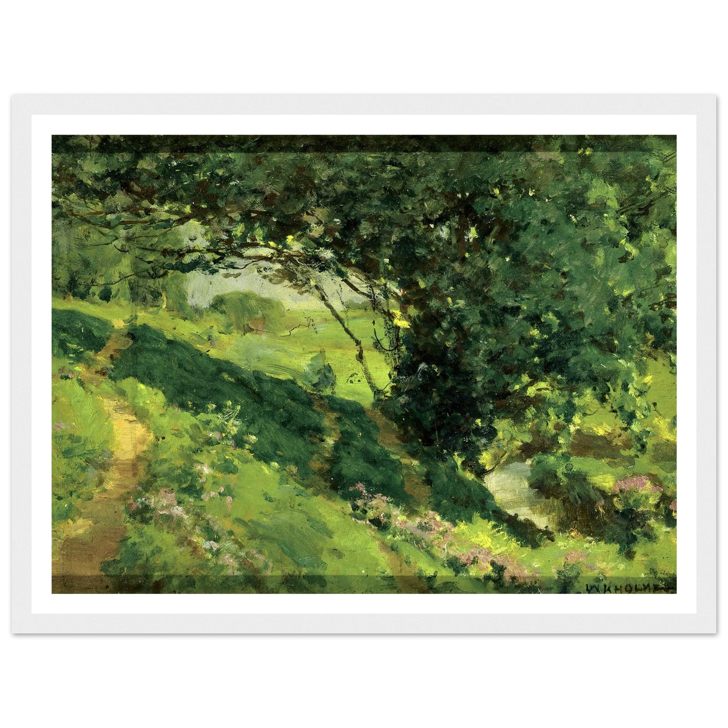 Original Sketch Of ‘the Wanderlusters’ Rest’ (ca. 1915) Art Print | William Henry Holmes-Quipham Collections