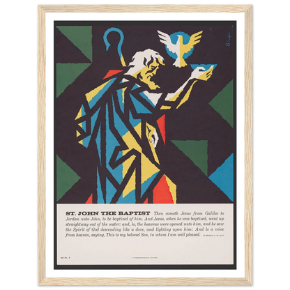St. John The Baptist (1962) Art Print | Joseph Binder-Quipham Collections