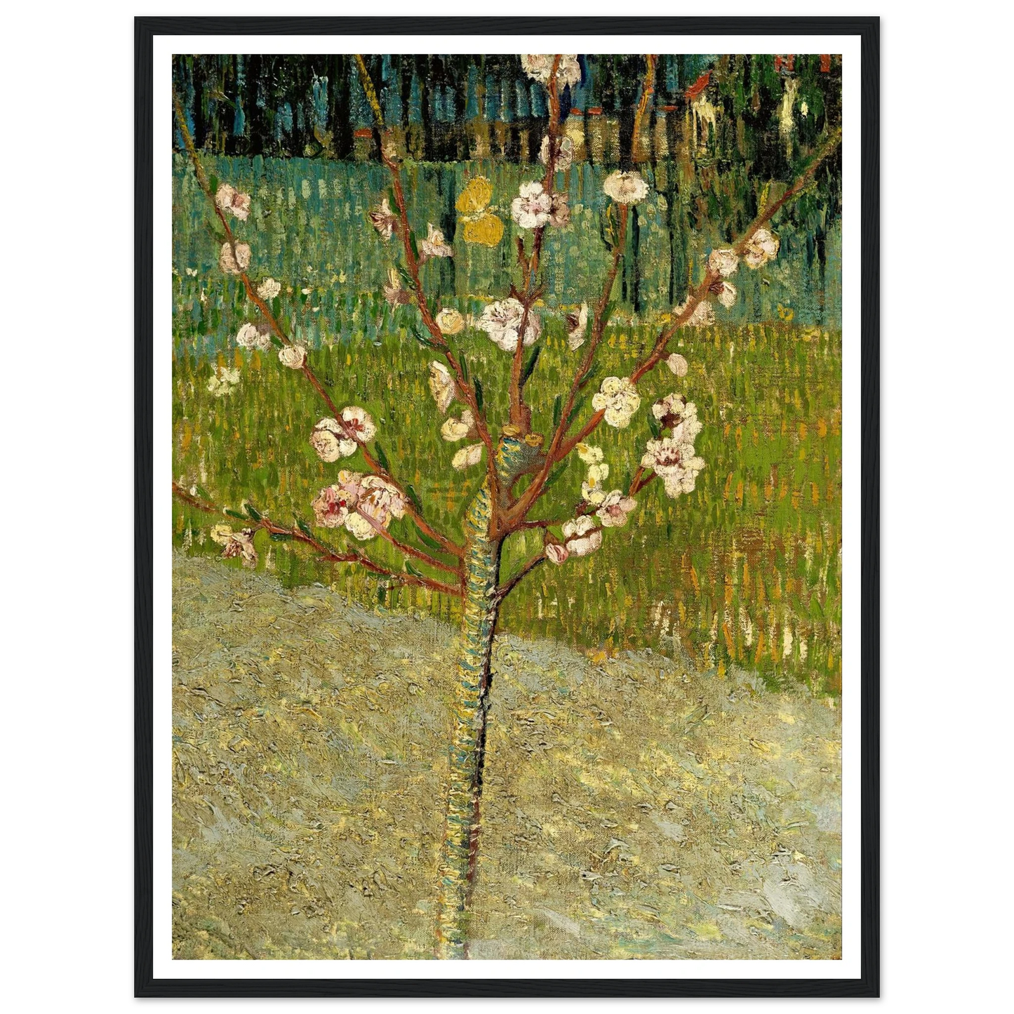 Almond tree in blossom Art Print | Vincent van Gogh-Quipham Collections