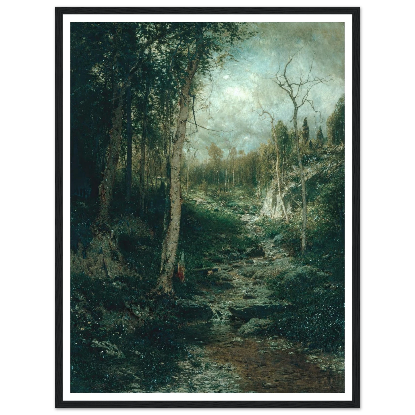 An Old Clearing (1881) Art Print | Alexander Helwig Wyant-Quipham Collections