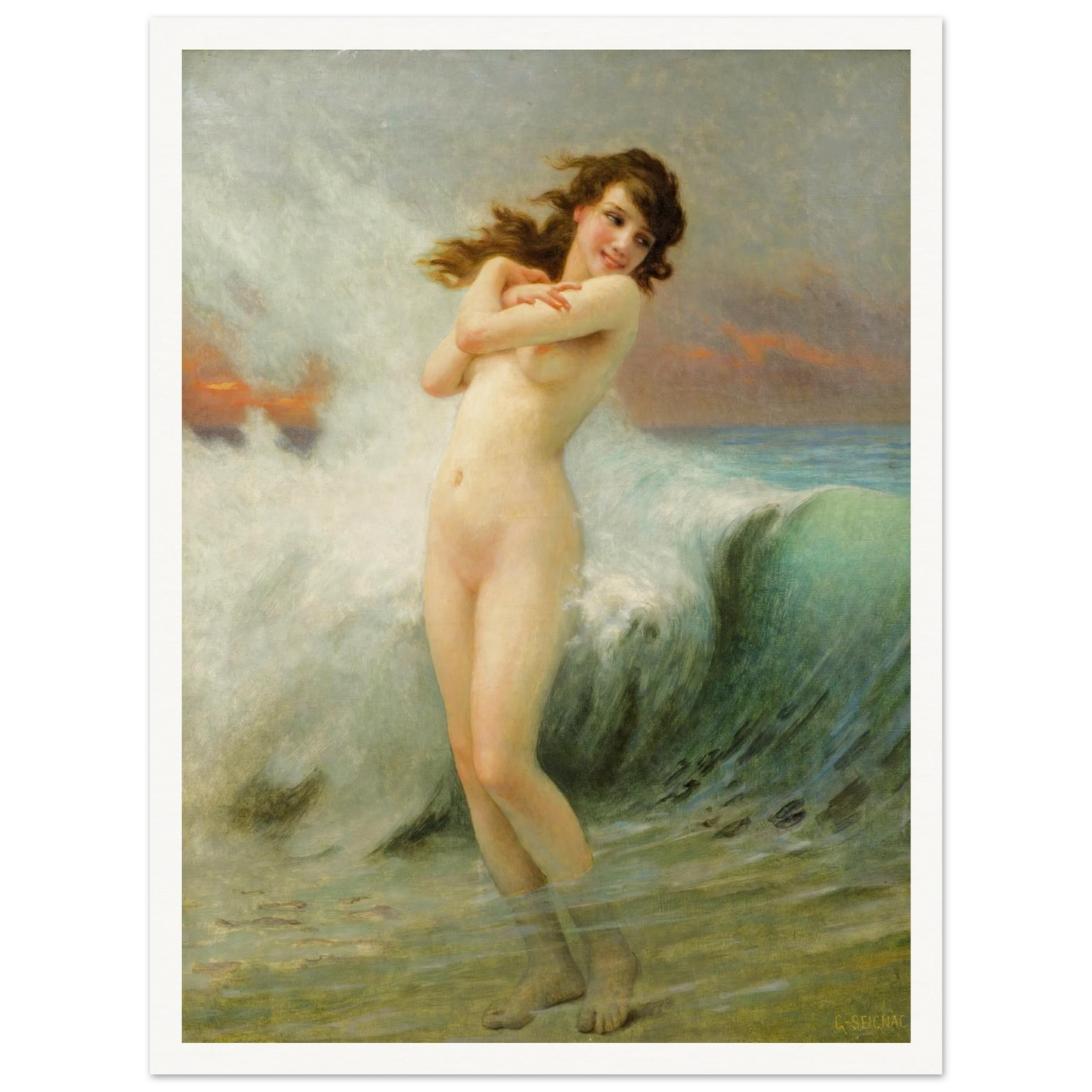 The Wave Art Print | Guillaume Seignac-Quipham Collections