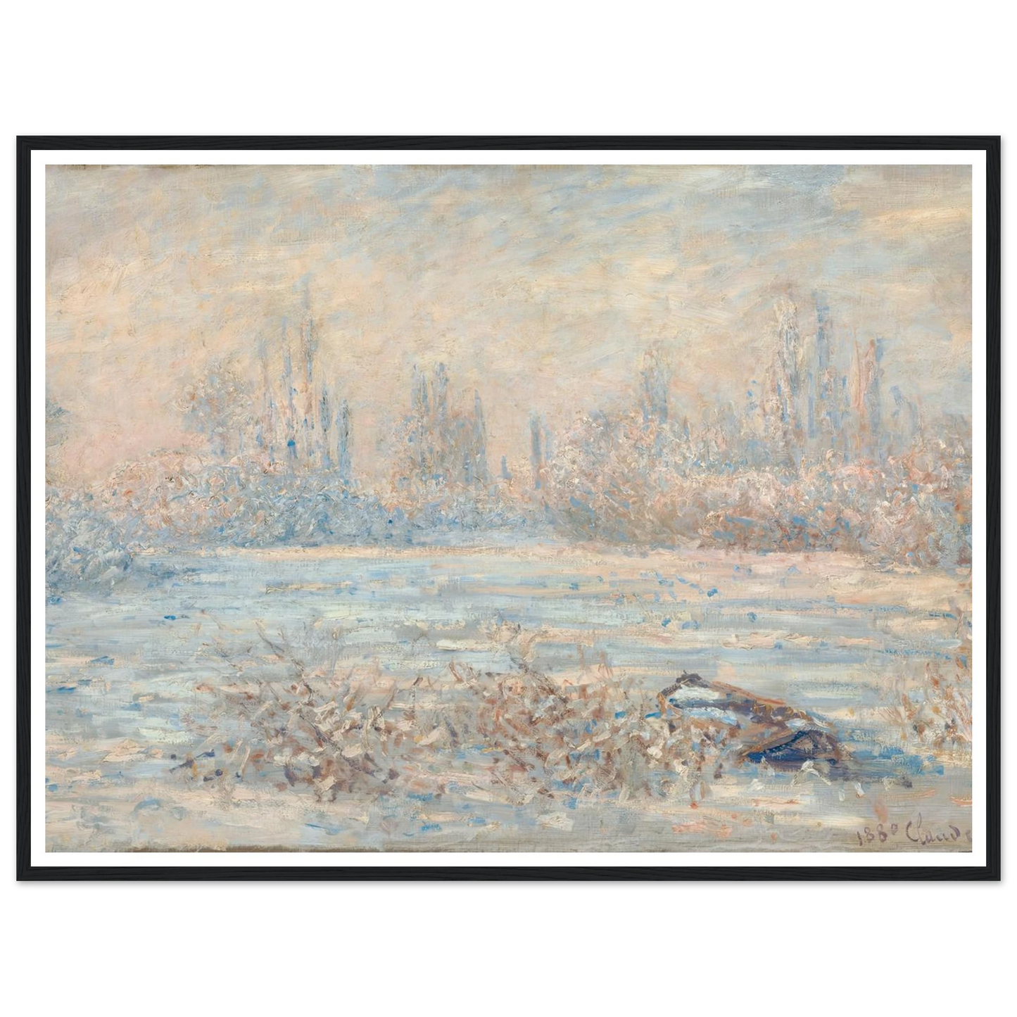 Le Givre (1880) Art Print | Claude Monet-Quipham Collections