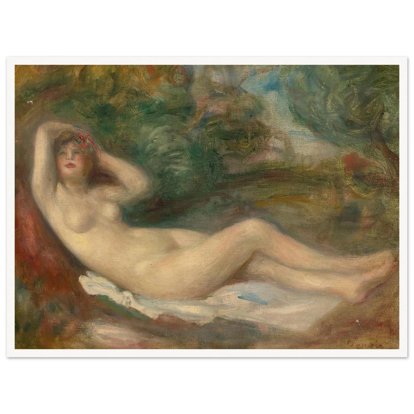 Étude De Nu (circa 1882) Art Print | Pierre Auguste Renoir-Quipham Collections