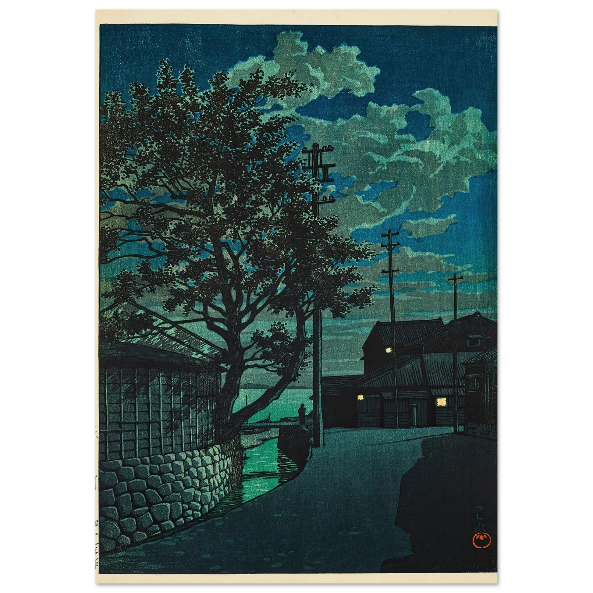 Kamezaki Bishu (1928) Art Print | Kawase Hasui-Quipham Collections