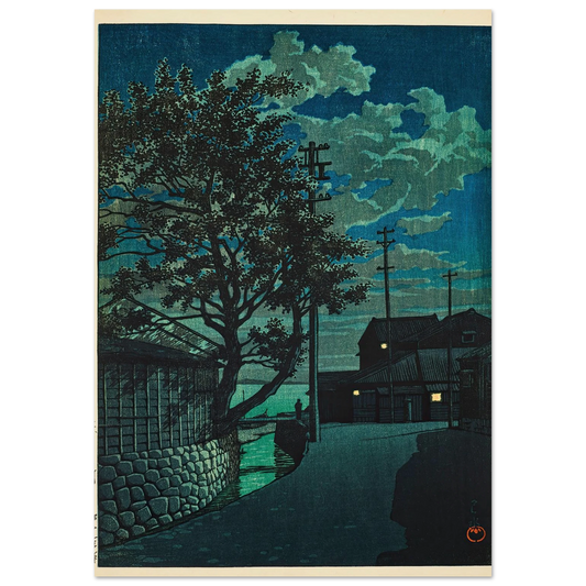 Kamezaki Bishu (1928) Art Print | Kawase Hasui-Quipham Collections