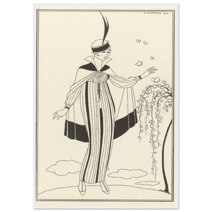 Journal des Dames et des Modes, Costumes Parisiens, 1914, No. 150 (1914) Art Print | George Barbier-Quipham Collections