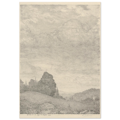 Landscape (1909) Art Print | Ernest Haskell-Quipham Collections