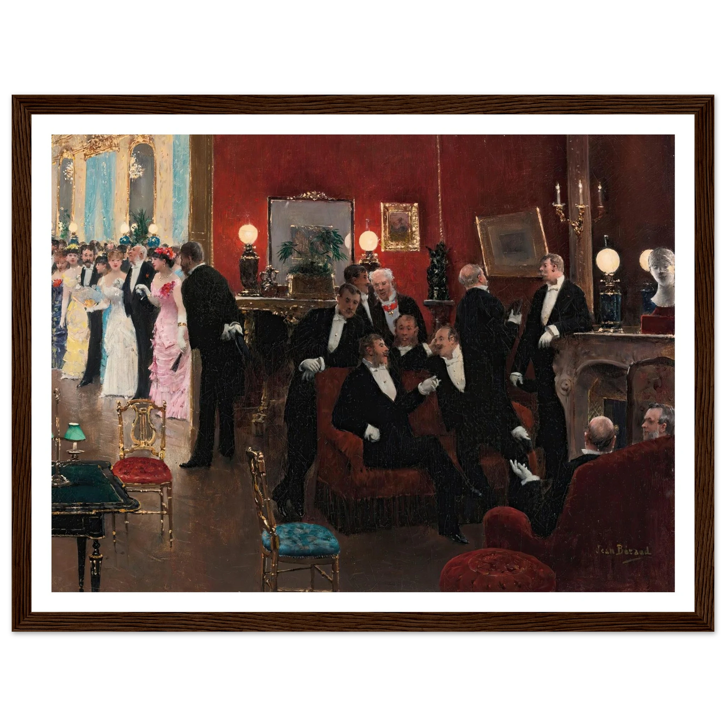 La réception Art Print | Jean Beraud-Quipham Collections