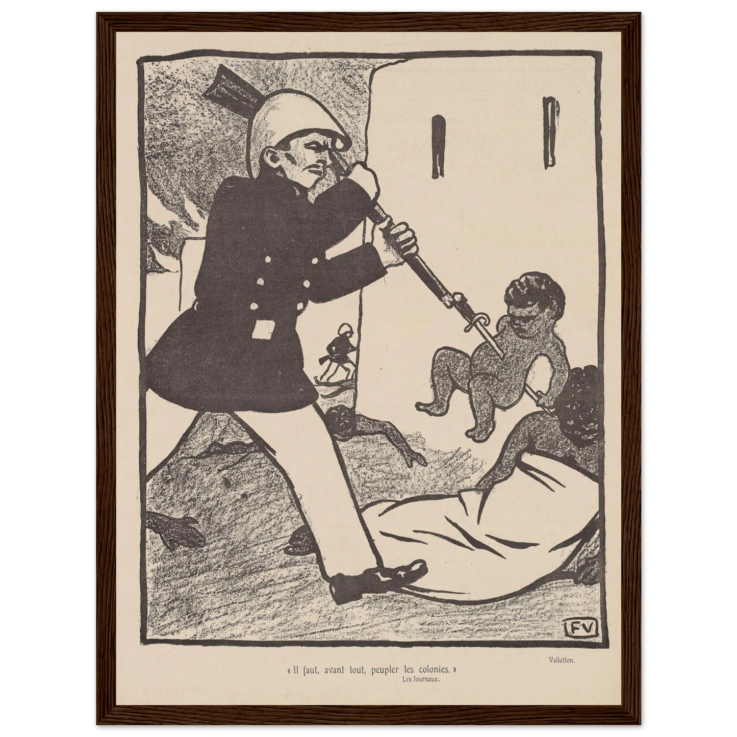 11 juillet 1903 Art Print | Felix Vallotton-Quipham Collections