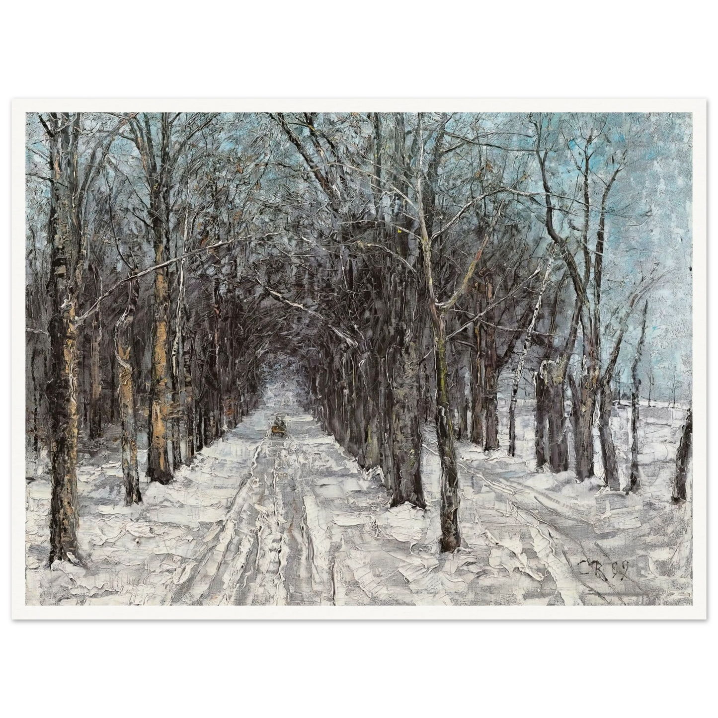 Belvedere Allee in Weimar (1889) Art Print | Christian Rohlfs-Quipham Collections