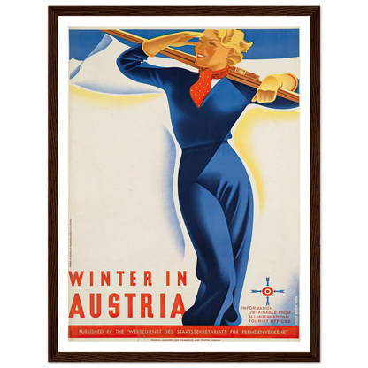 Winter in Austria Art Print | Joseph Binder-Quipham Collections