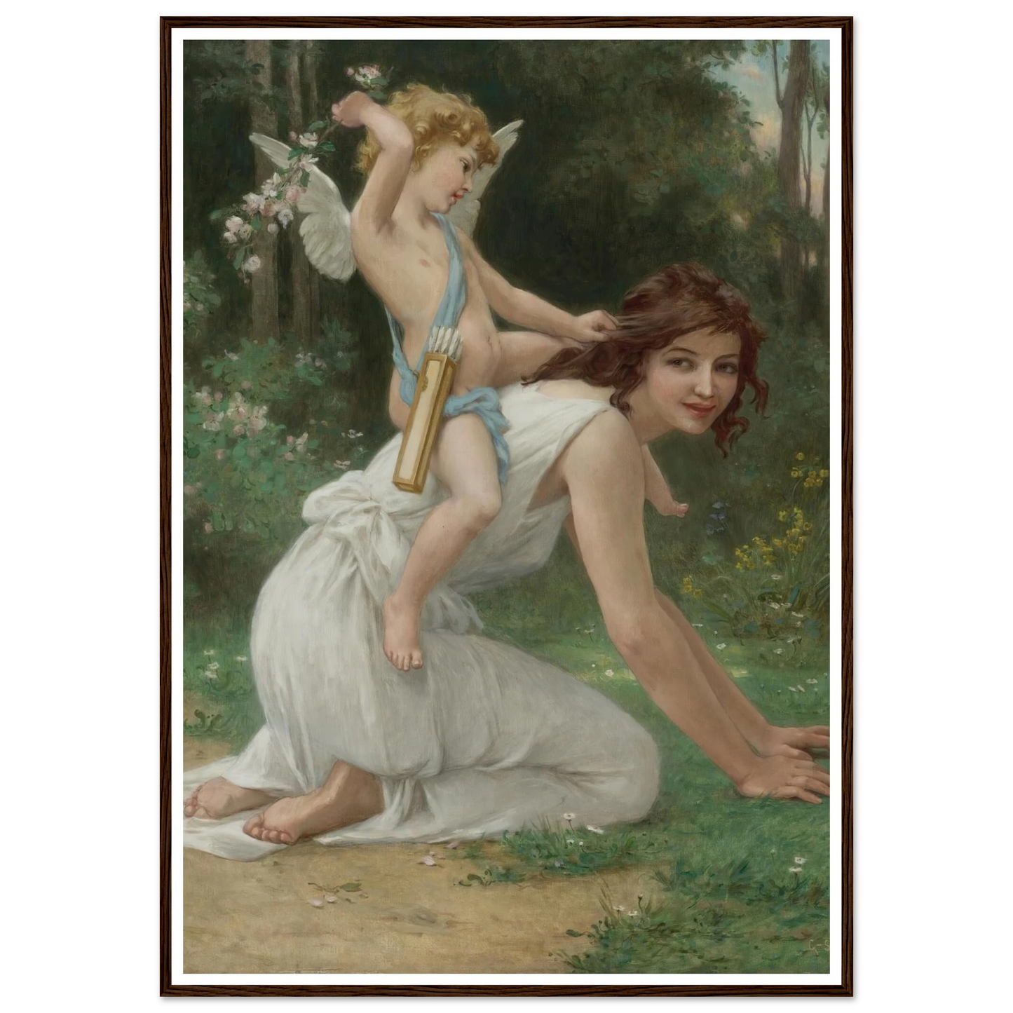 Venus And Cupid Art Print | Guillaume Seignac-Quipham Collections