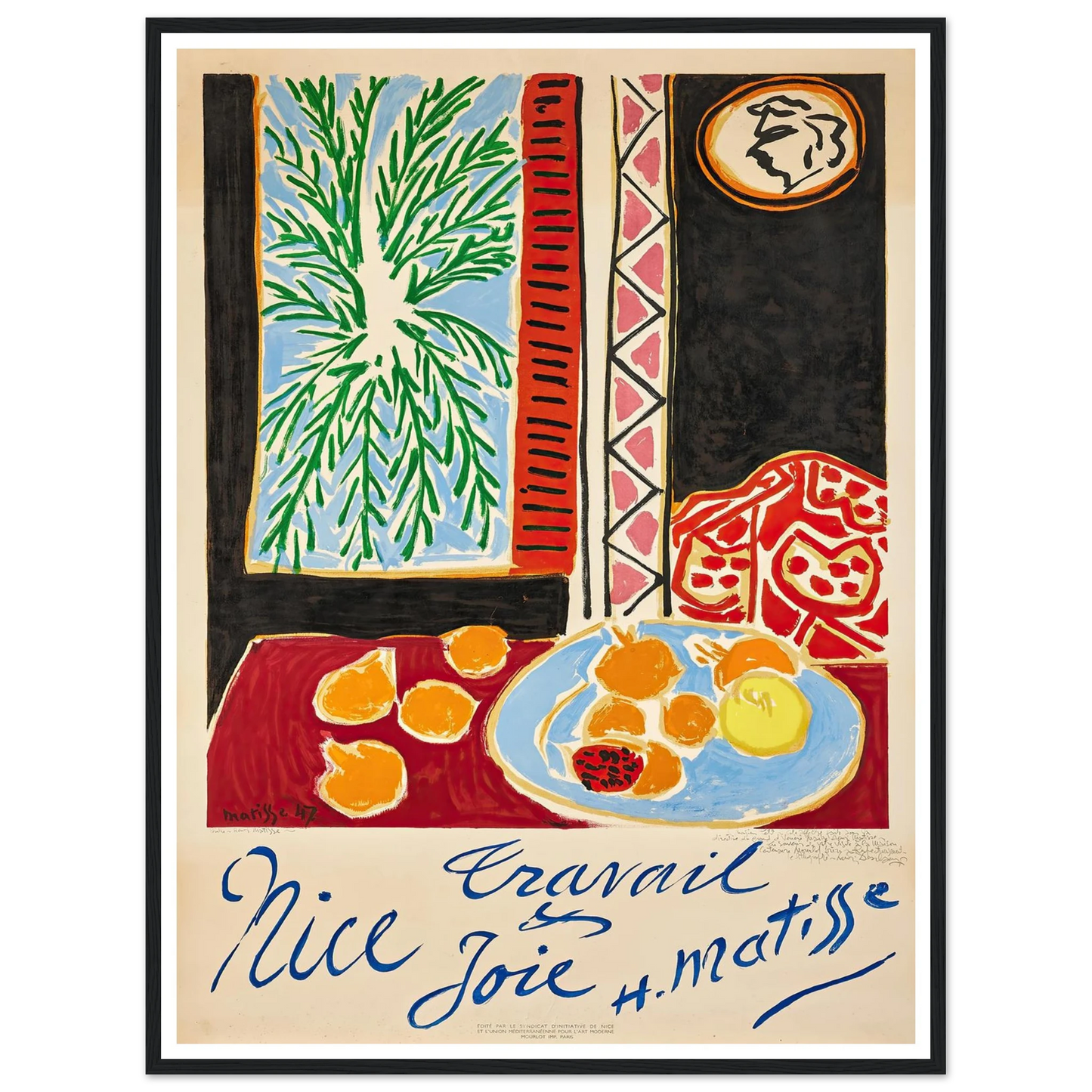 Nice Travail et Joie (1947) Art Print | Henri Matisse-Quipham Collections