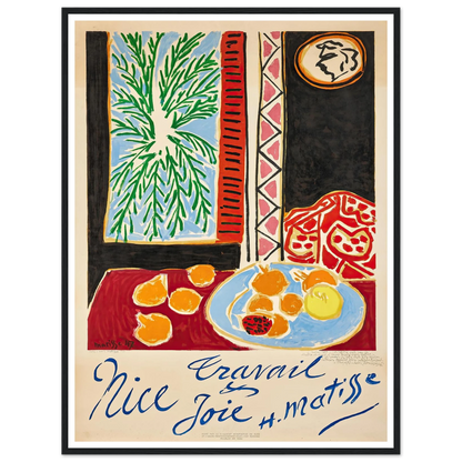 Nice Travail et Joie (1947) Art Print | Henri Matisse-Quipham Collections