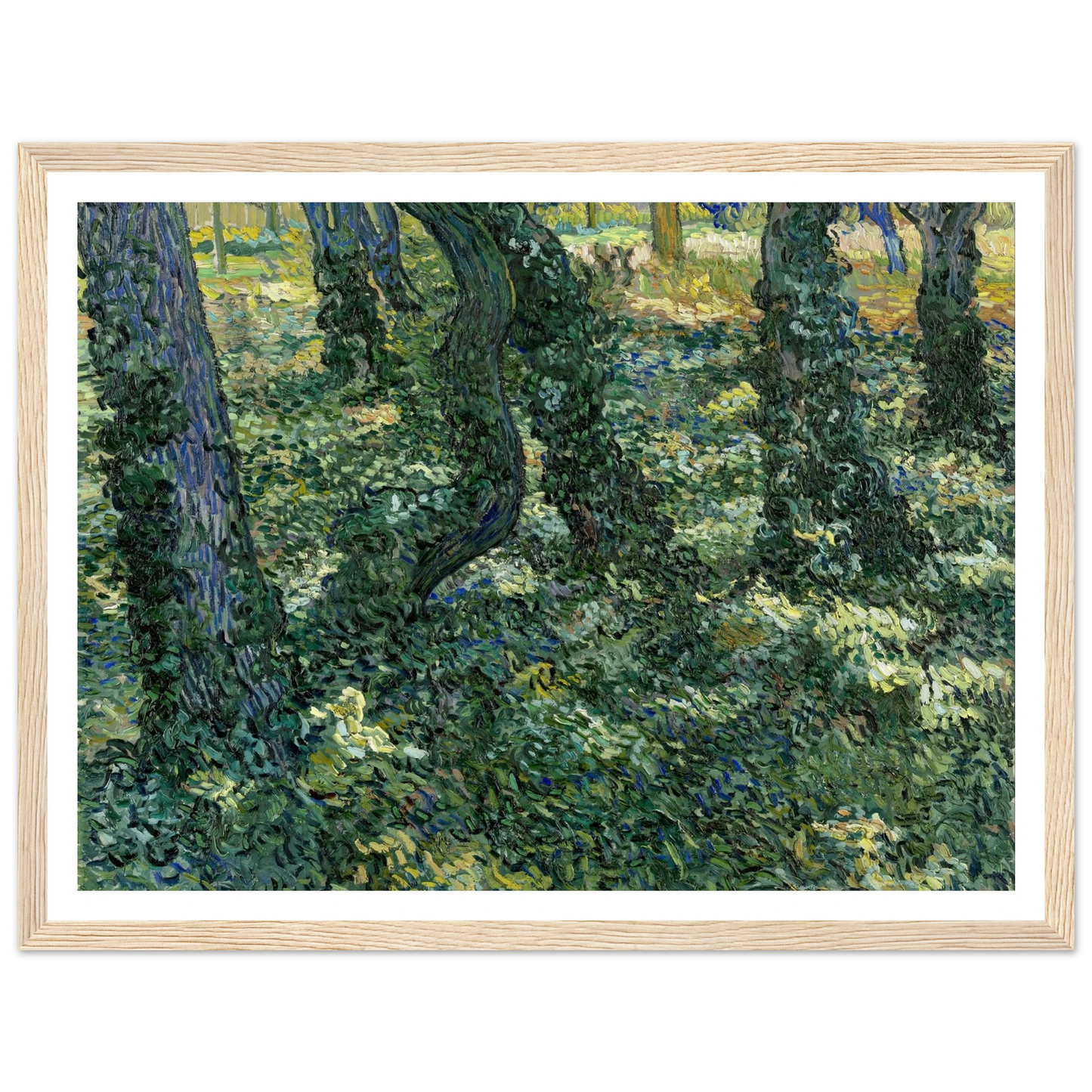 Undergrowth Art Print | Vincent van Gogh-Quipham Collections
