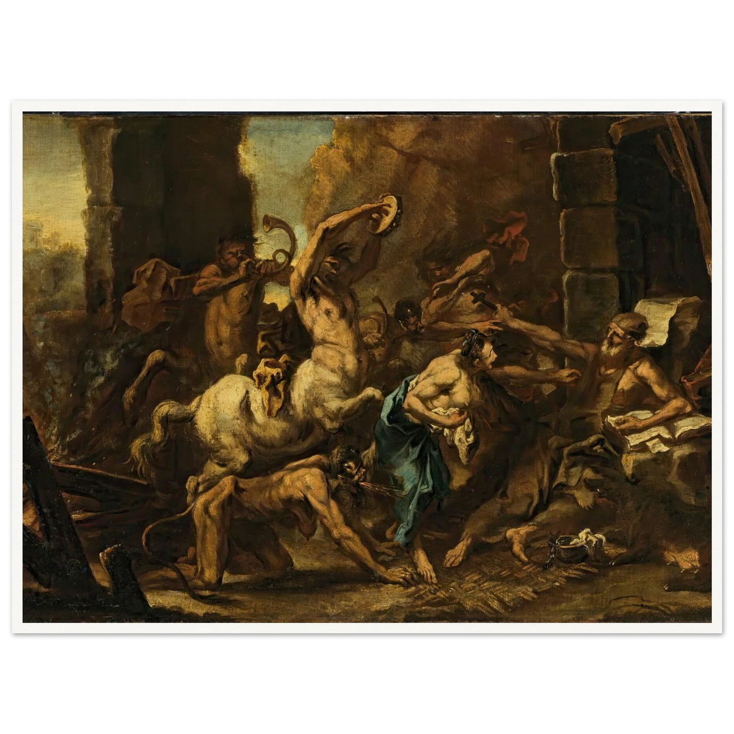 The Temptation Of Saint Anthony Art Print | Sebastiano Ricci-Quipham Collections