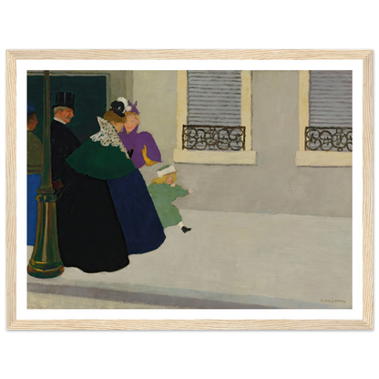 En promenade (circa 1895) Art Print | Felix Vallotton-Quipham Collections