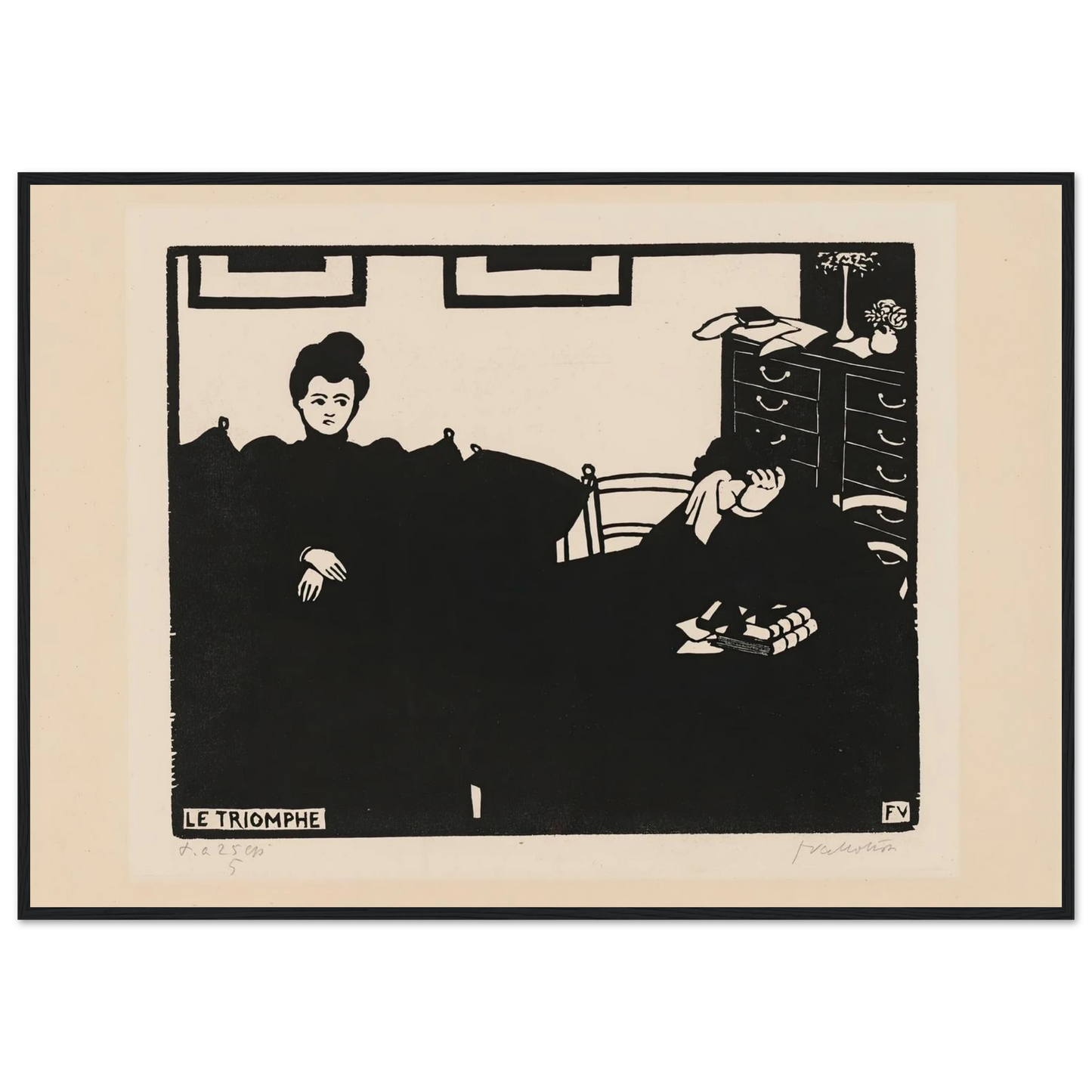 Triumph (Le Triomphe) (1898) Art Print | Felix Vallotton-Quipham Collections