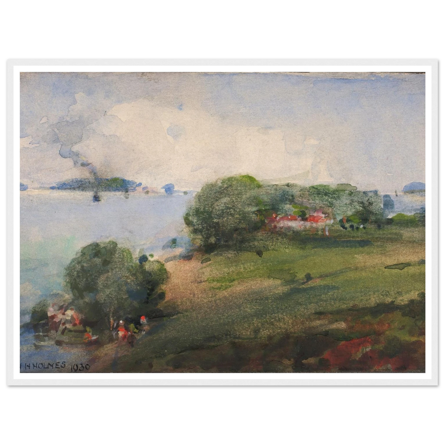 View On The Potomac (1930) Art Print | William Henry Holmes-Quipham Collections