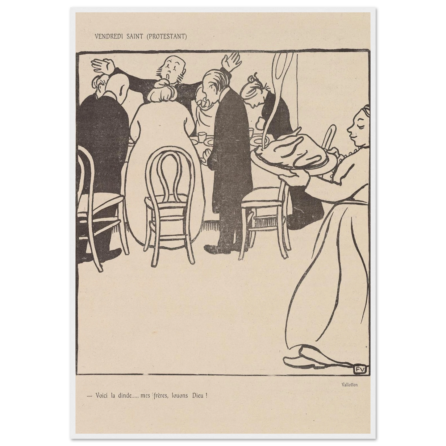 17 avril 1903 Art Print | Felix Vallotton-Quipham Collections