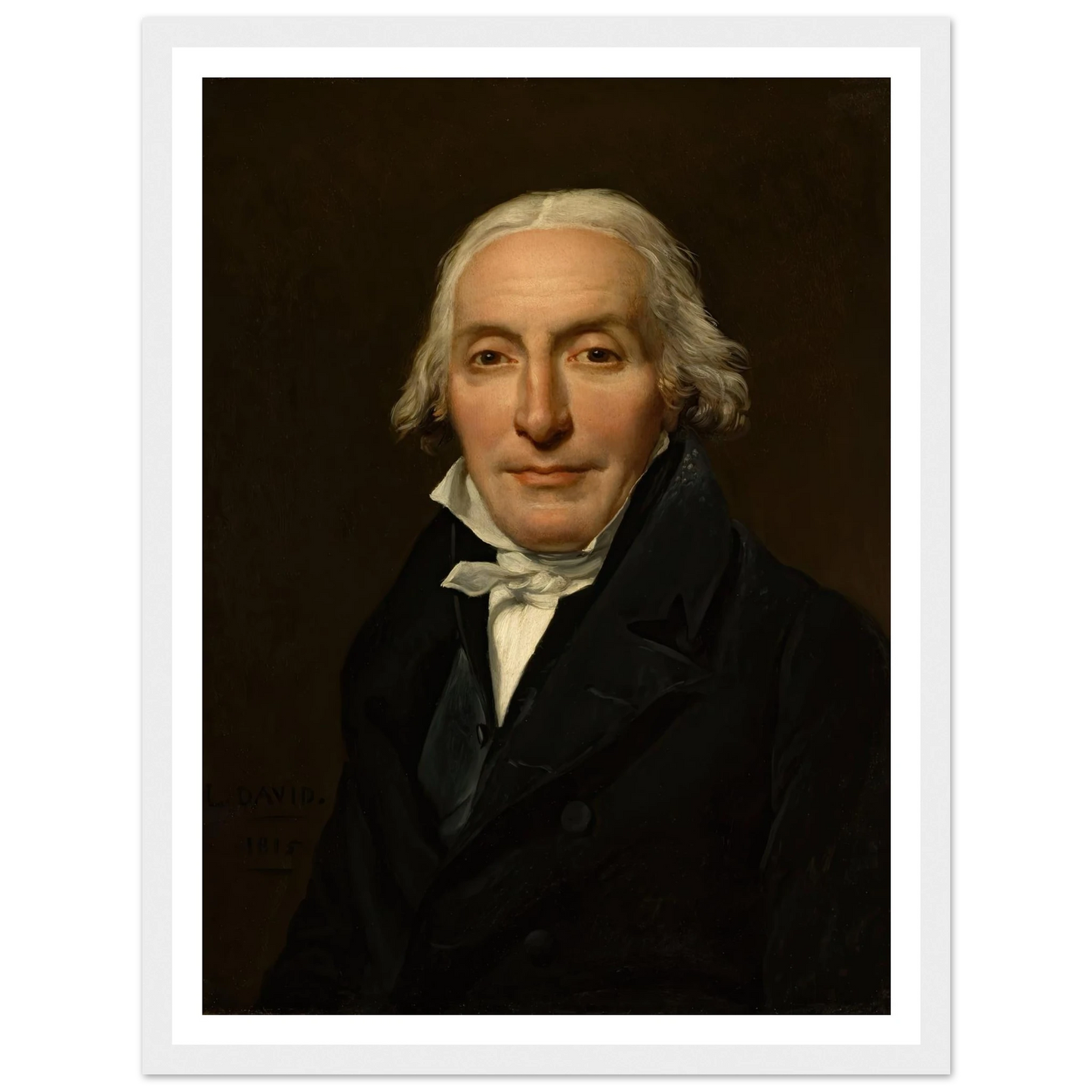 Portrait Of Jean-Pierre Delahaye Art Print | Jacques Louis David-Quipham Collections