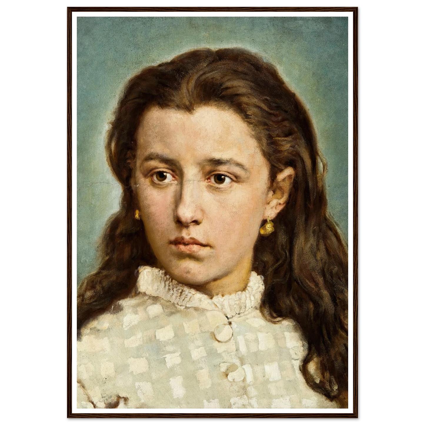 Portrait of Maria Levittoux (1872) Art Print | Jan Matejko-Quipham Collections