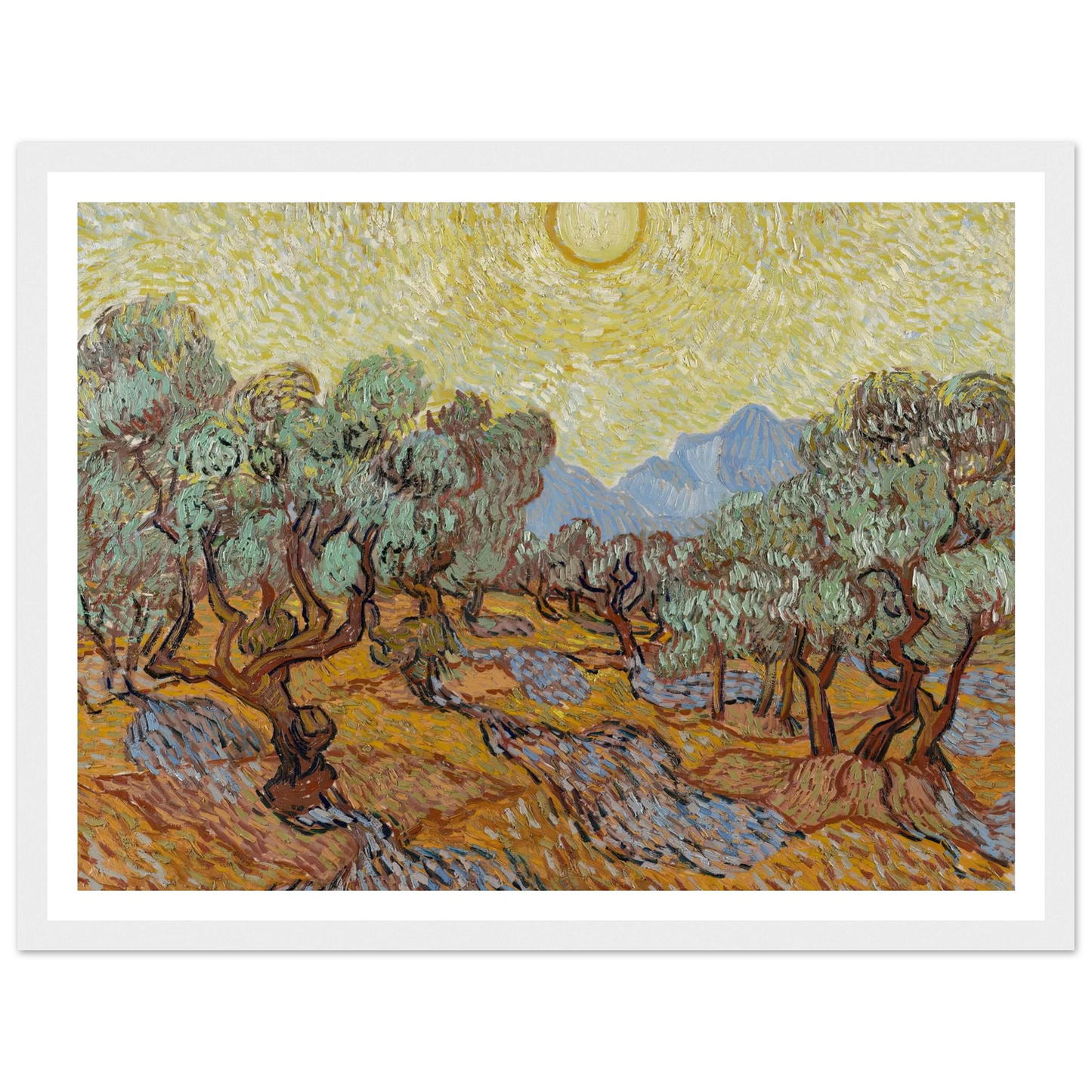 Olive Trees (1889) Art Print | Vincent van Gogh-Quipham Collections