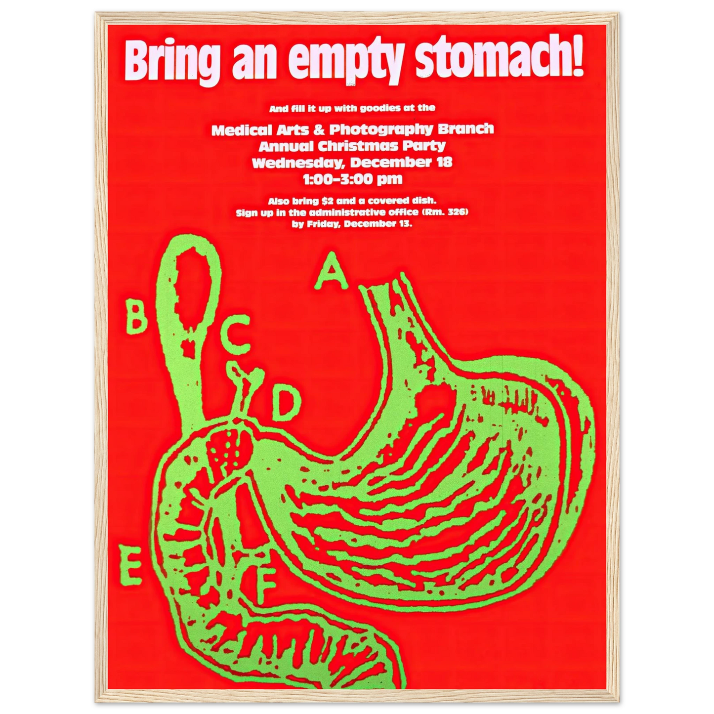 Bring an empty stomach! Art Print | National Institutes of Health-Quipham Collections