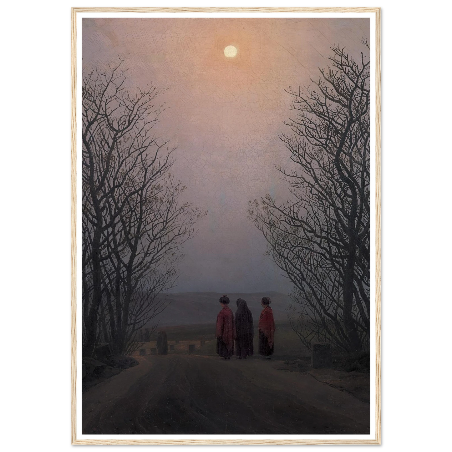Easter Morning Art Print | Caspar David Friedrich - Framed Poster - 30x40 cm / 12x16″ - Black frame