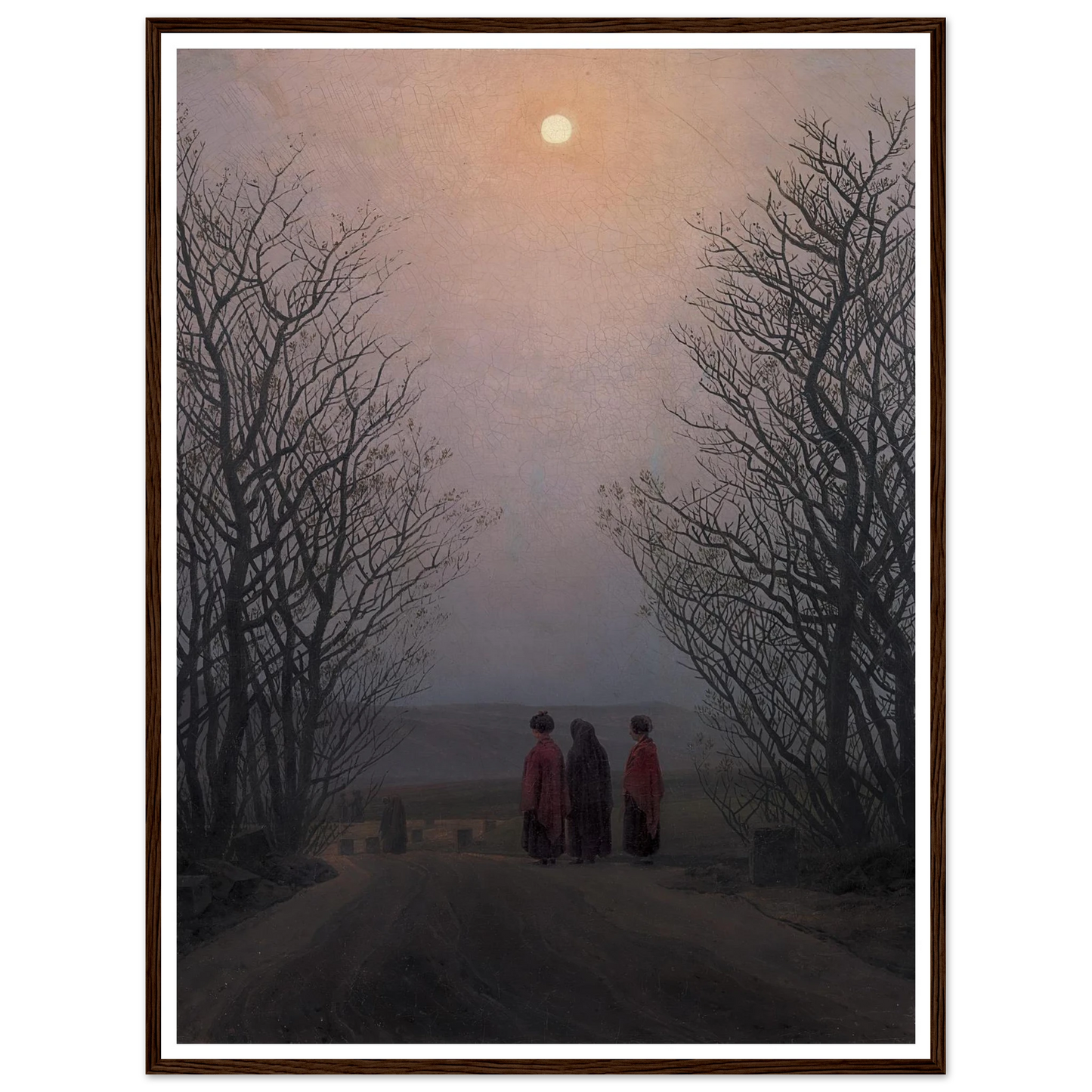Easter Morning Art Print | Caspar David Friedrich - Framed Poster - 30x40 cm / 12x16″ - Black frame
