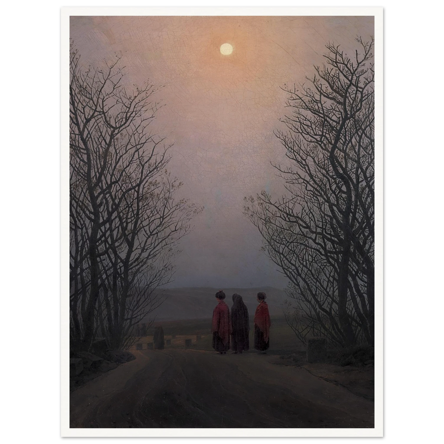 Easter Morning Art Print | Caspar David Friedrich - Framed Poster - 30x40 cm / 12x16″ - Black frame