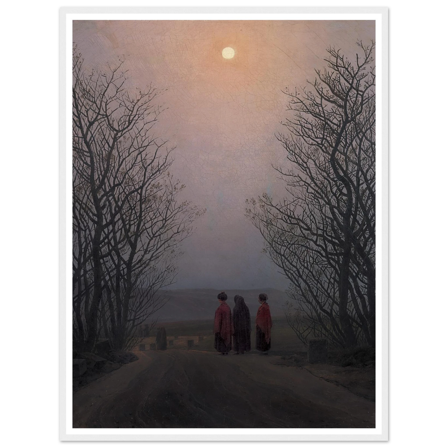Easter Morning Art Print | Caspar David Friedrich - Framed Poster - 30x40 cm / 12x16″ - Black frame
