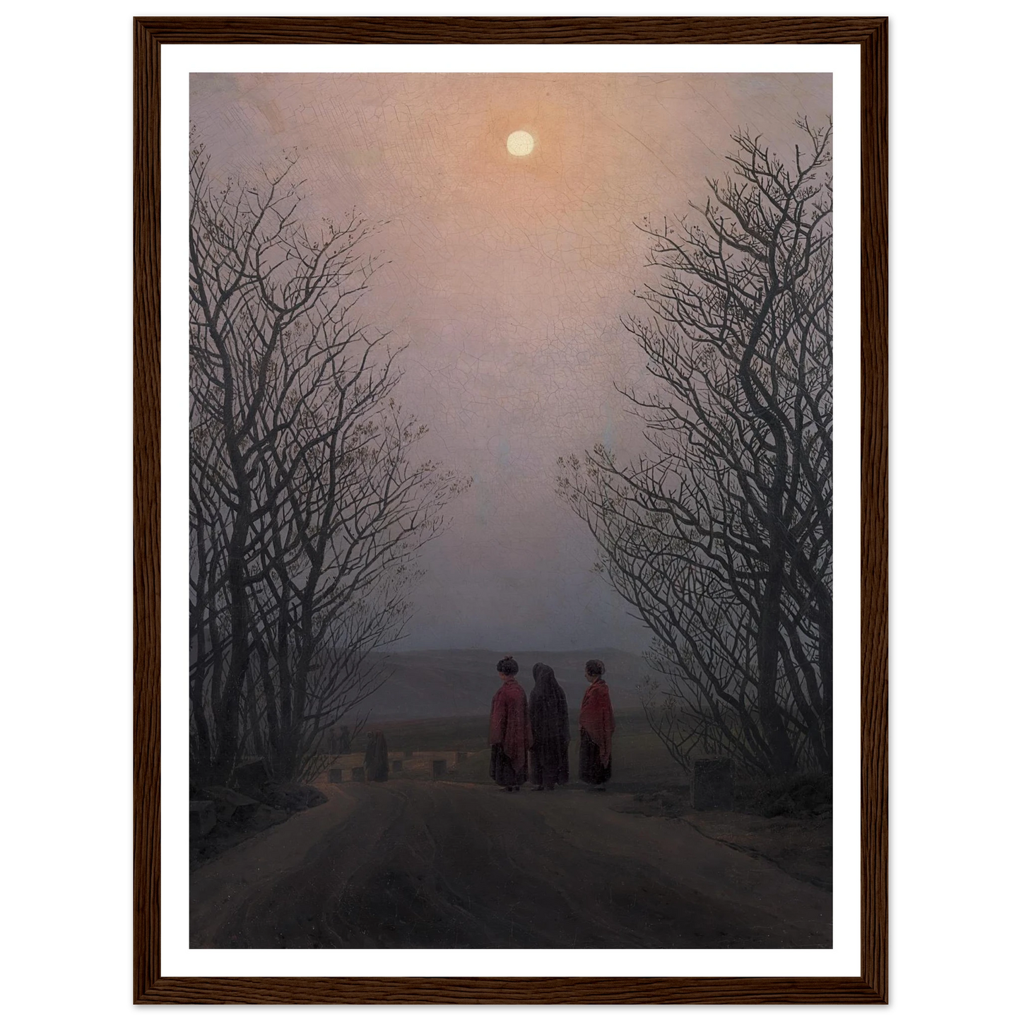 Easter Morning Art Print | Caspar David Friedrich - Framed Poster - 30x40 cm / 12x16″ - Black frame