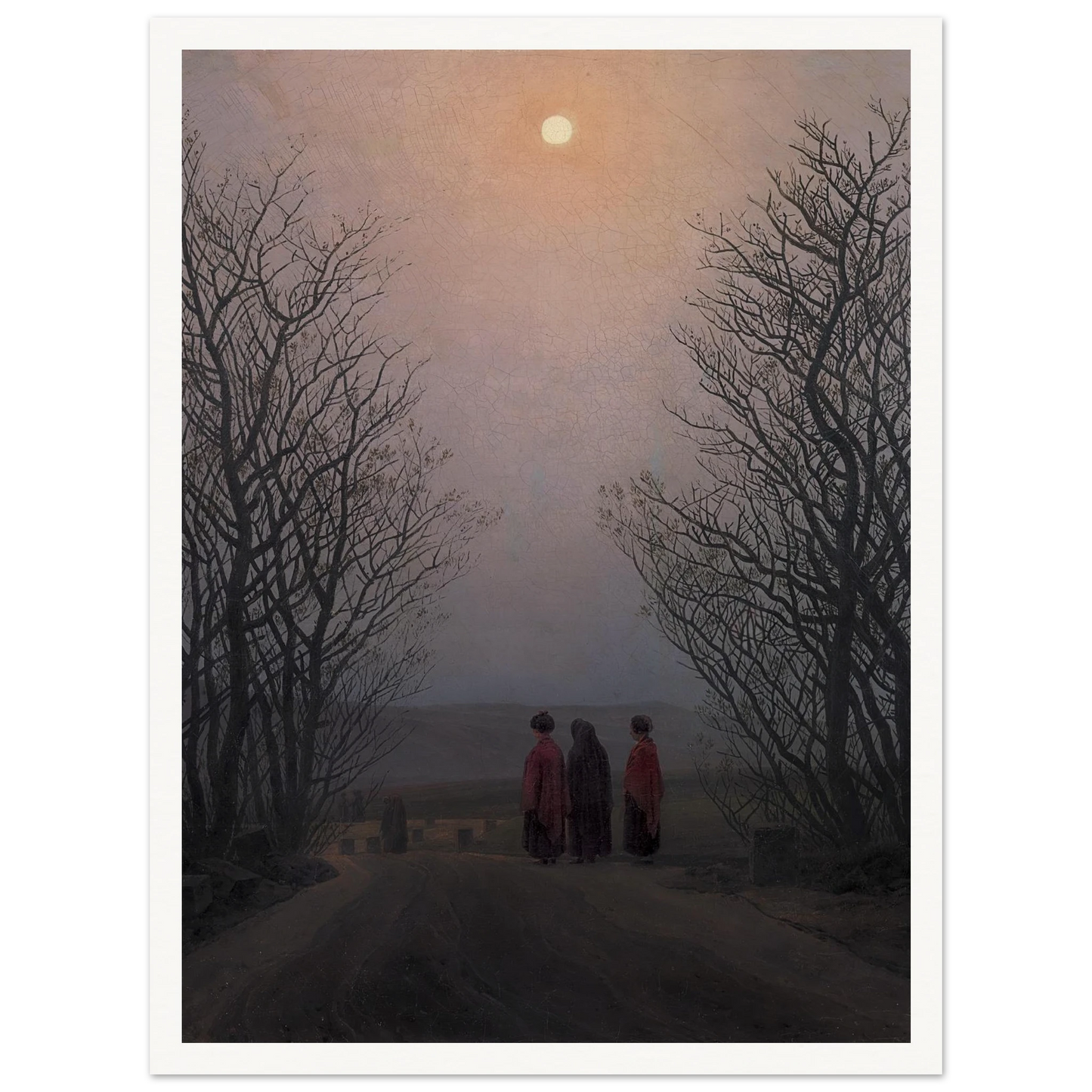 Easter Morning Art Print | Caspar David Friedrich - Framed Poster - 30x40 cm / 12x16″ - Black frame