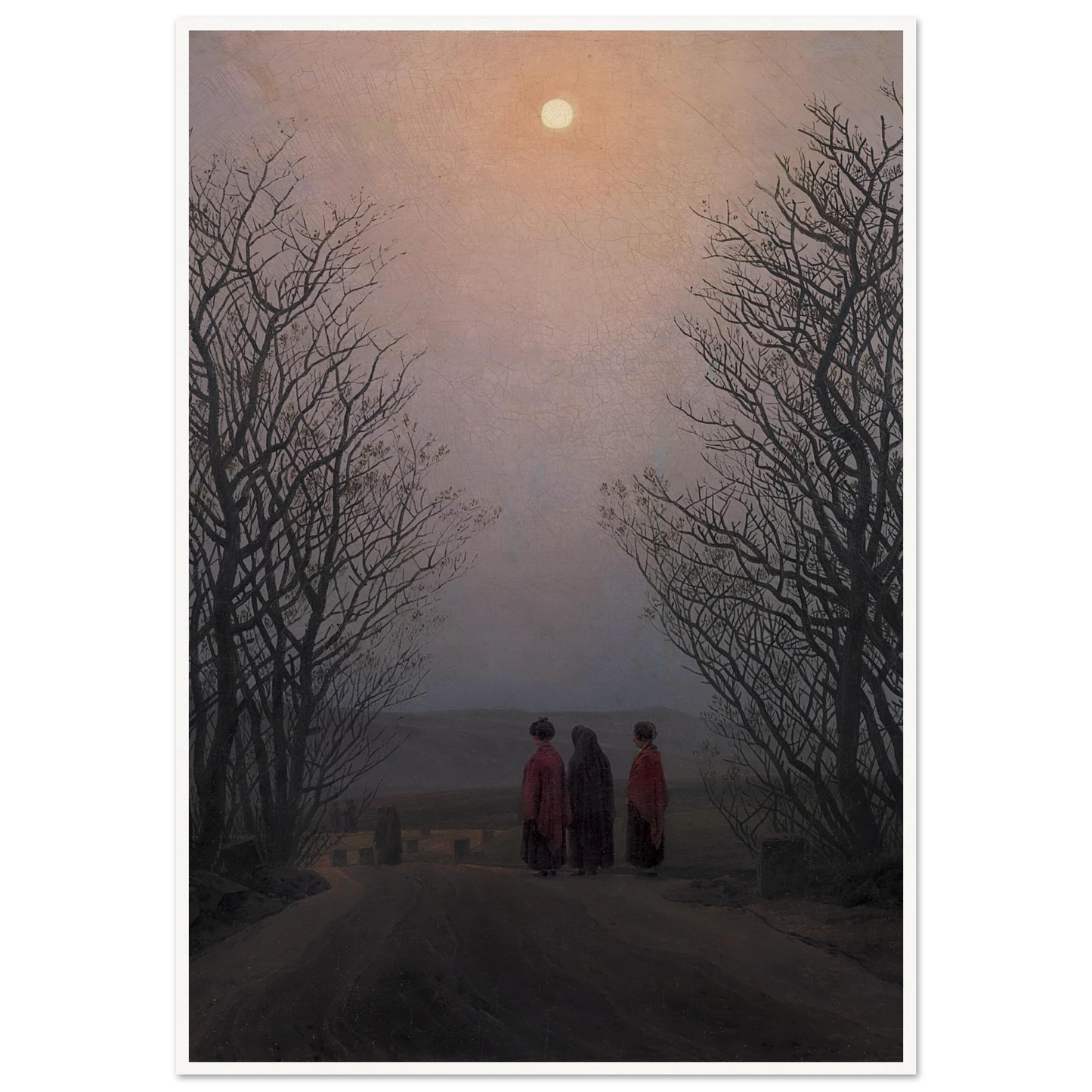 Easter Morning Art Print | Caspar David Friedrich - Framed Poster - 30x40 cm / 12x16″ - Black frame