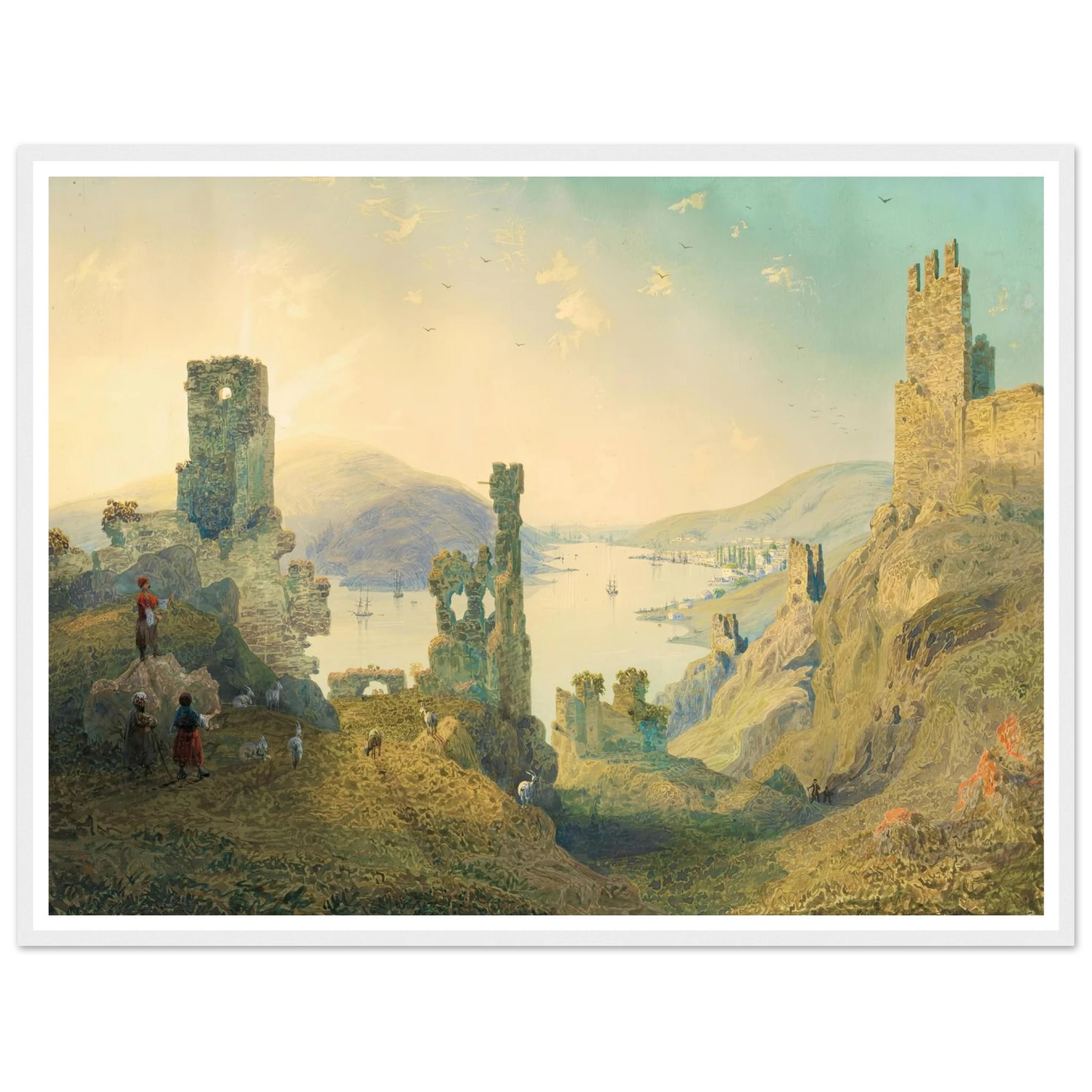 Paysage de Crimée (1842) Art Print | Carlo Bossoli-Quipham Collections