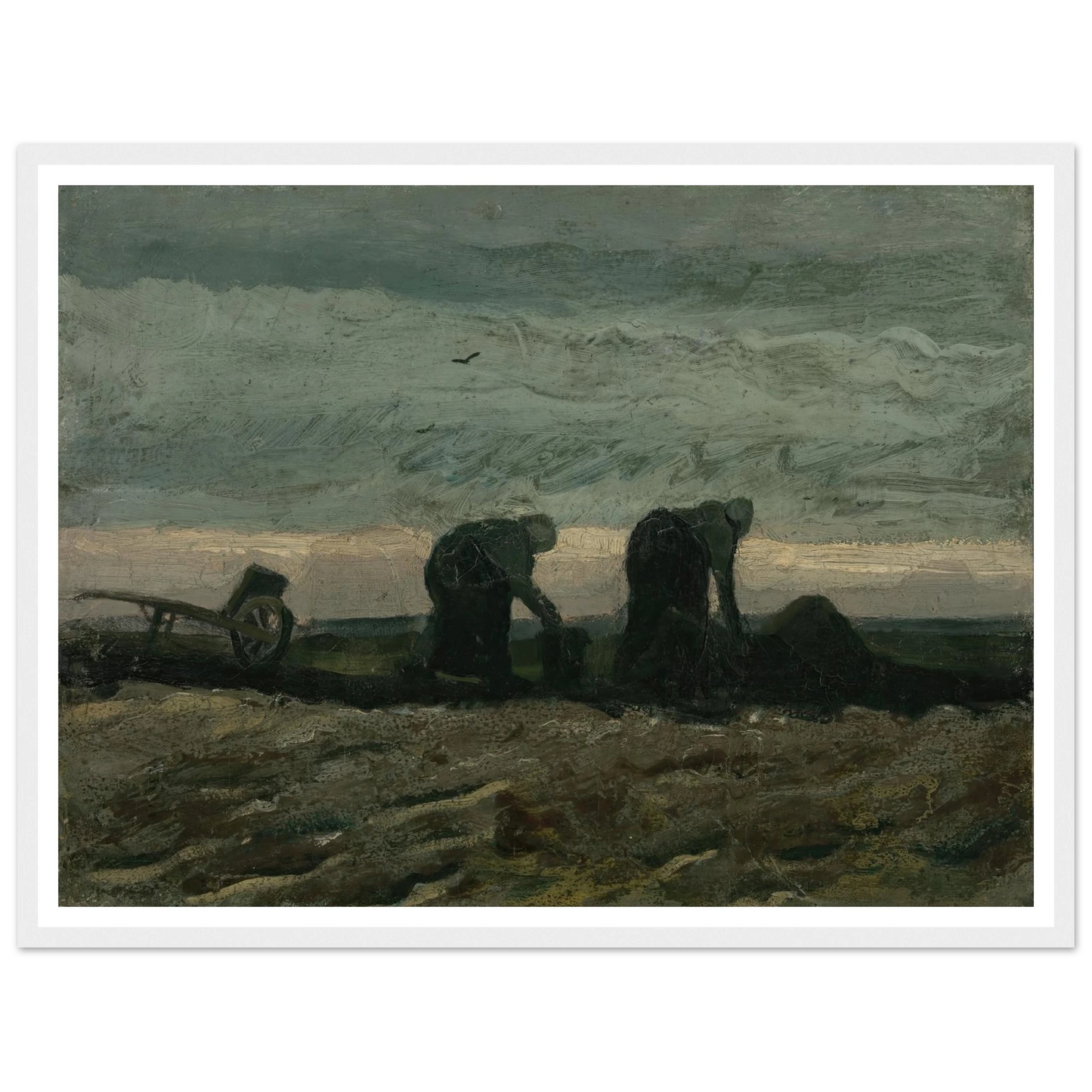 Two women on the heath (1883) Art Print | Vincent van Gogh-Quipham Collections