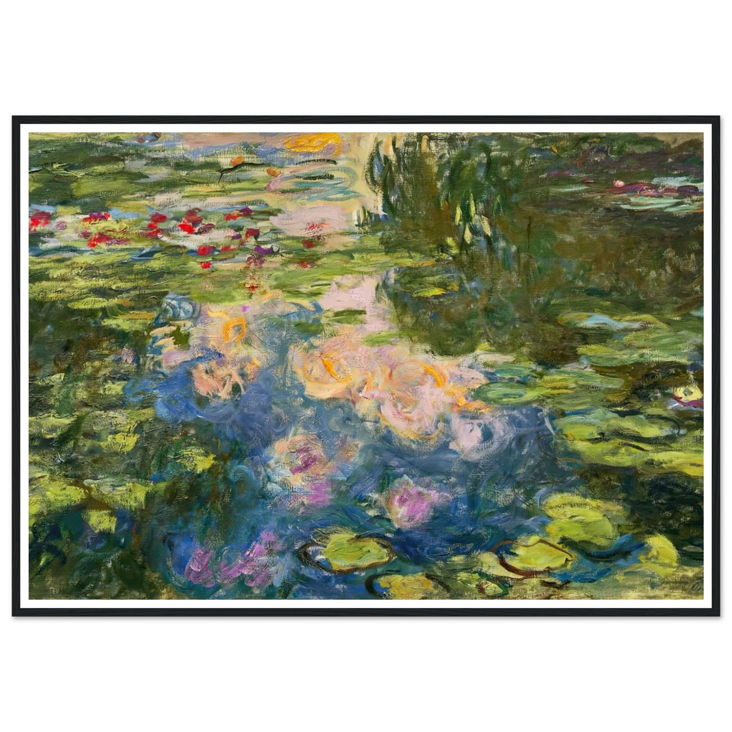 Le Bassin aux nymphéas (1917-19) Art Print | Claude Monet-Quipham Collections