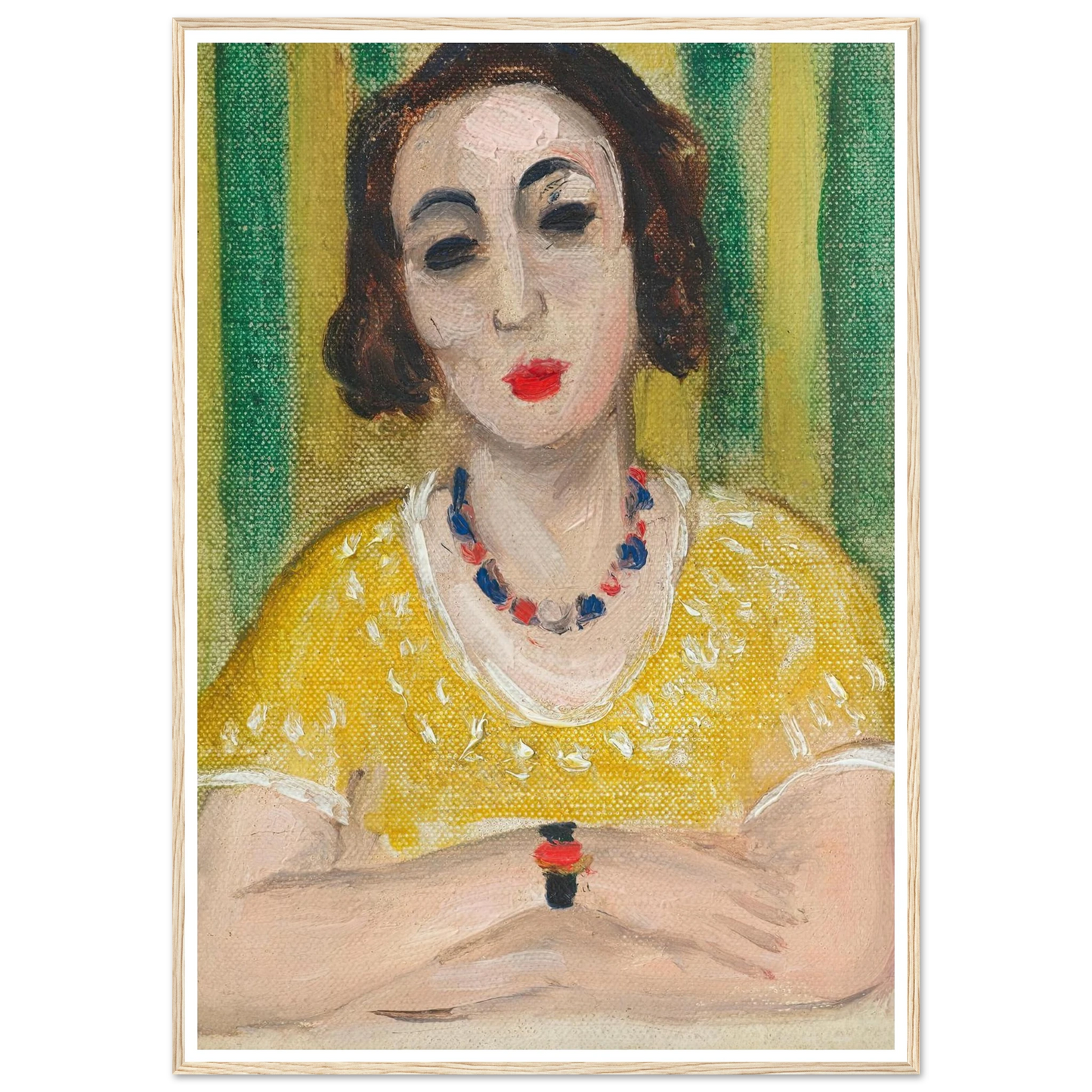 Henriette, robe jaune (1923) Art Print | Henri Matisse-Quipham Collections
