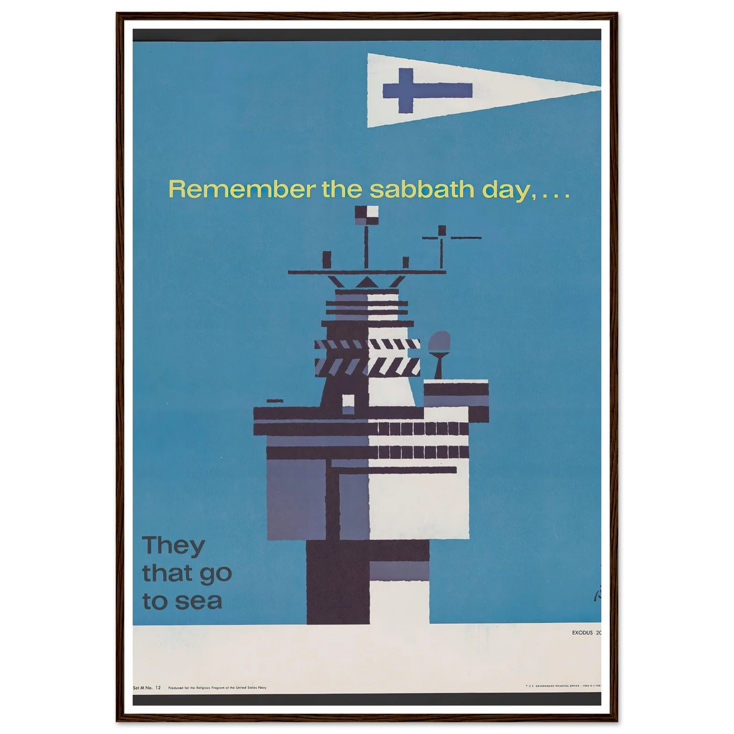 Remember the sabbath day (1963) Art Print | Joseph Binder-Quipham Collections