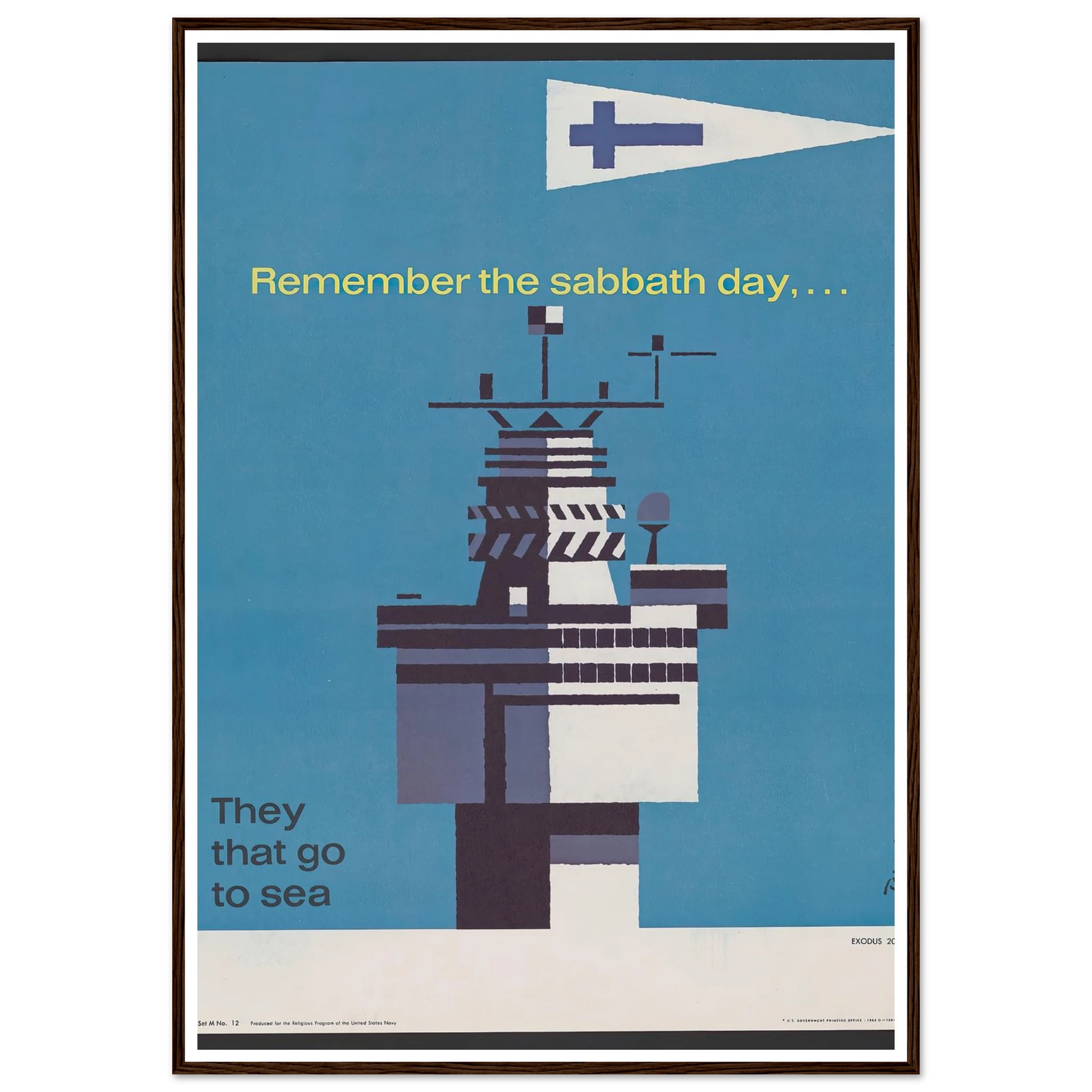 Remember the sabbath day (1963) Art Print | Joseph Binder-Quipham Collections